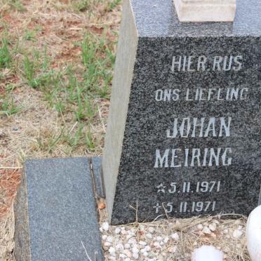 MEIRING Johan 1971-1971