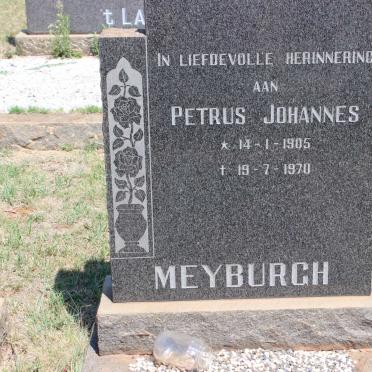MEYBURGH Petrus Johannes 1905-1970