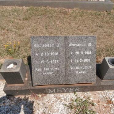 MEYER Christoffel J. 1918-1975 &amp; Susanna 1918-2008