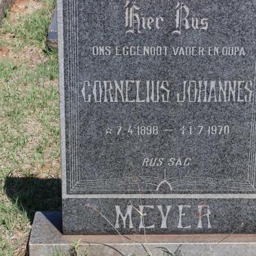 MEYER Cornelius Johannes 1898-1970