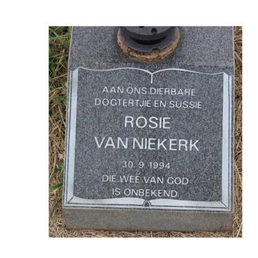 NIEKERK Rosie, van 1994