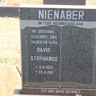 NIENABER David Stephanus 1925-1981