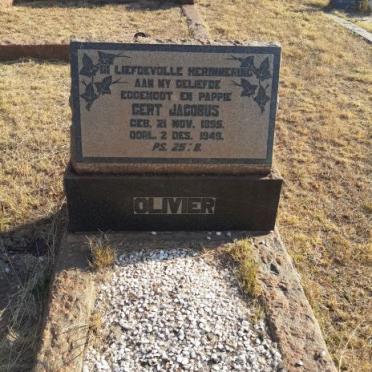 OLIVIER Gert Jacobus 1895-1949