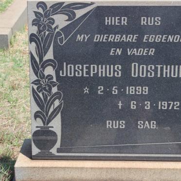 OOSTHUIZEN Josephus 1899-1972