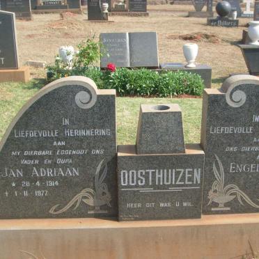 OOSTHUIZEN Jan Adriaan 1914-1977 &amp; Engela Susanna 1914-1985