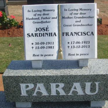 PARAU José Sardinha 1911-1981 &amp; Francisca 1923-2013