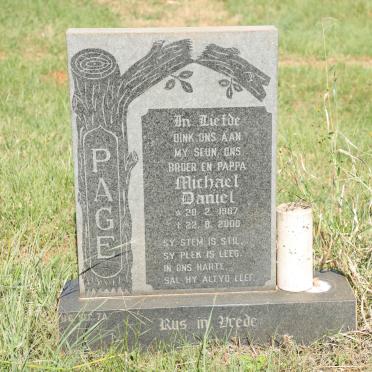 PAGE Michael Daniel 1967-2000