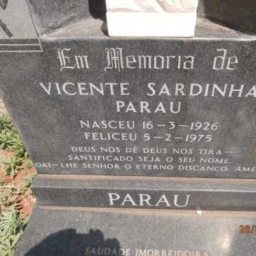 PARAU Vincente Sardinah 1926-1975