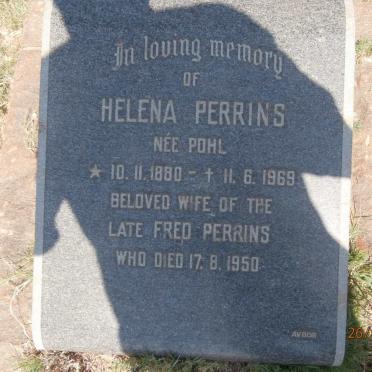 PERRINS Fred -1950 &amp;  Helena POHL 1880-1969