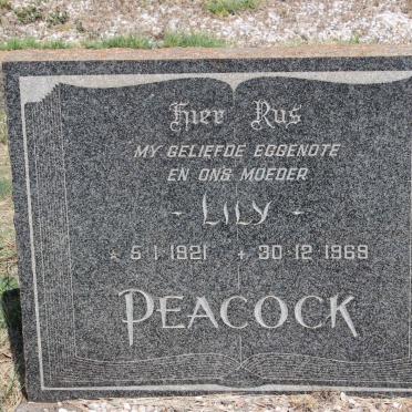 PEACOCK Lily 1921-1969