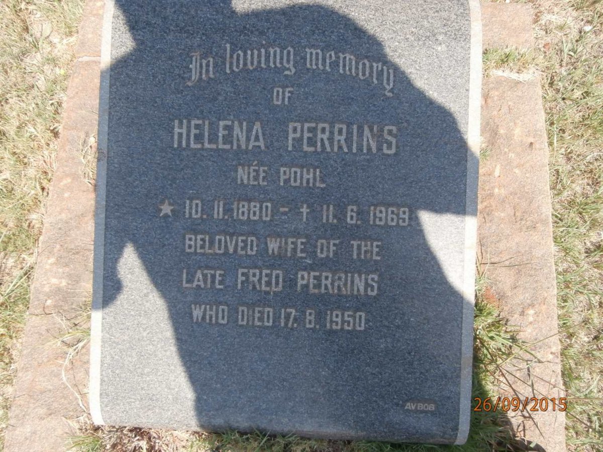 PERRINS Fred -1950 &amp;  Helena POHL 1880-1969