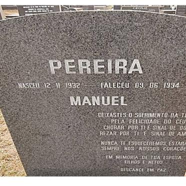 PEREIRA Manuel 1932-1994