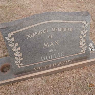 PETERSON Max &amp; Dollie
