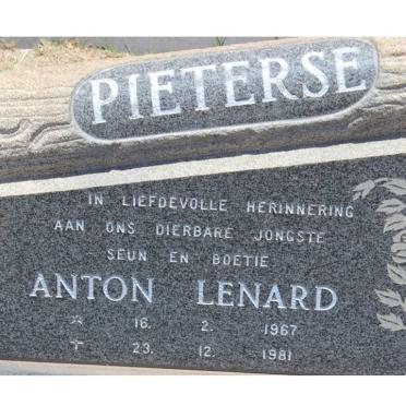 PIETERSE Anton Lenard 1967-1981
