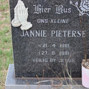 PIETERSE Jannie 1981-1981