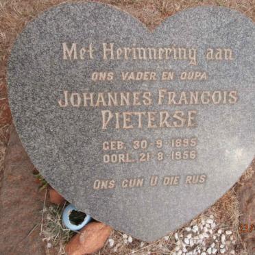 PIETERSE Johannes Francois 1895-1956