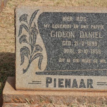 PIENAAR Gideon Daniel 1899-1956