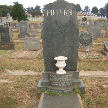 PIETERSE Marthina Eziah Janse 1901-1950