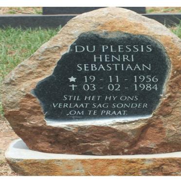 PLESSIS Henri Sebastiaan , du 1956-1984