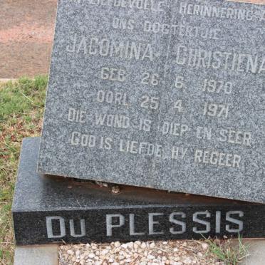PLESSIS Jacoba Christiena, du 1970-1971