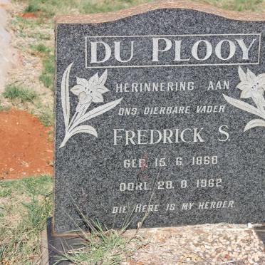PLOOY Fredrick, du 1868-1962