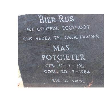 POTGIETER Mas 1911-1984