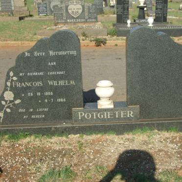 POTGIETER Francois Wilhelm 1905-1965