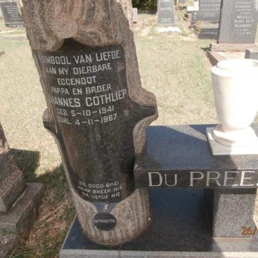 PREEZ Johannes Gothlieb, du 1941-1967