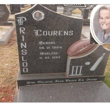 PRINSLOO Lourens 1984-1995