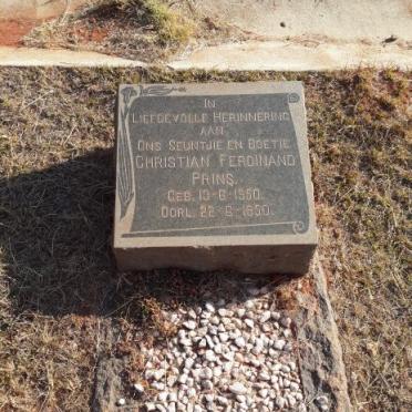 PRINS Christian Ferdinand 1950-1950