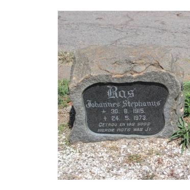 RAS Johannes Stephanus 1915-1973