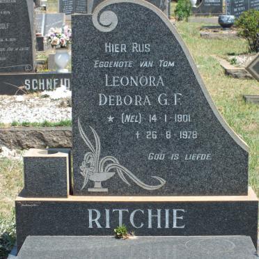 RITCHIE Leonora Debora G.F. nee NEL 1901-1978