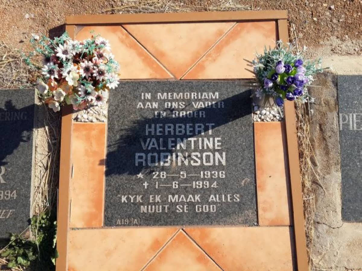 ROBINSON Herbert Valentine 1936-1994