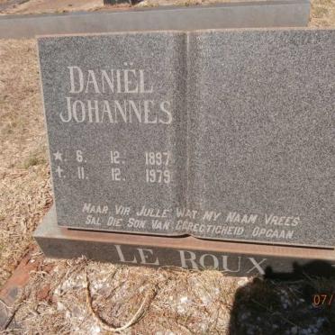 ROUX Daniel Johannes, le 1897-1979