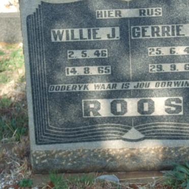 ROOS Willie J. 1946-1965 :: ROOS Gerrie J.J. 1948-1965