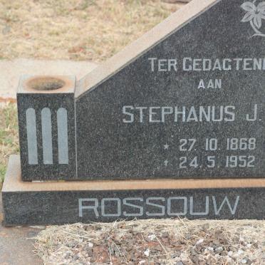 ROSSOUW Stephanus J.B. 1868-1952