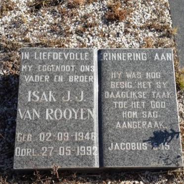ROOYEN Isak J.J., van 1946-1992