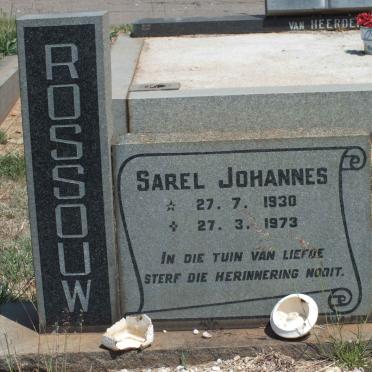 ROSSOUW Sarel Johannes 1930-1973