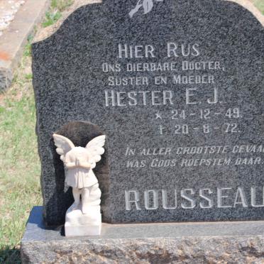 ROUSSEAU Hester E.J. 1949-1972