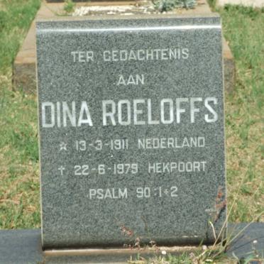 ROELOFFS Dina 1911-1979