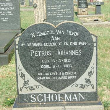 SCHOEMAN Petrus Johannes 1921-1966
