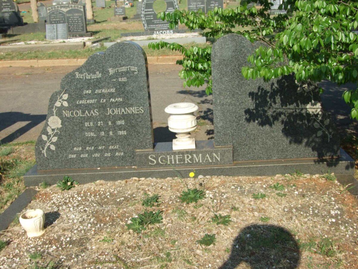 SCHERMAN Nicolaas Johannes 1910-1965