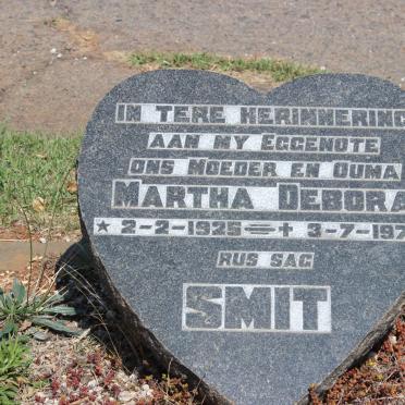 SMIT Martha Debora 1925-1979
