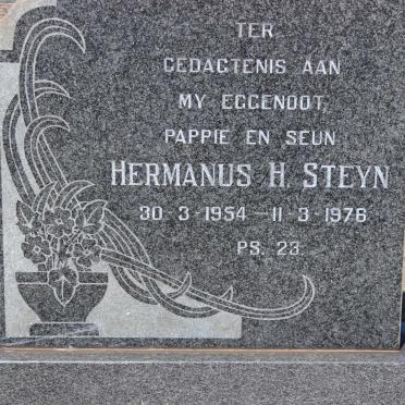 STEYN Hermanus H. 1954-1976