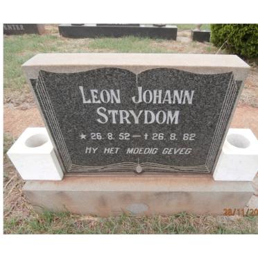 STRYDOM Leon Johann 1952-1982