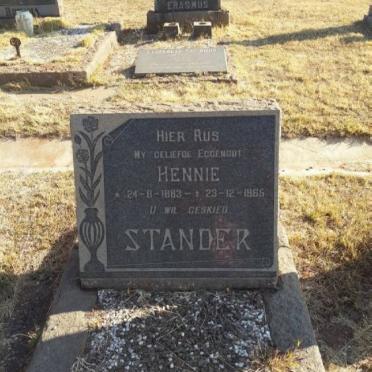 STANDER Hennie 1883-1965