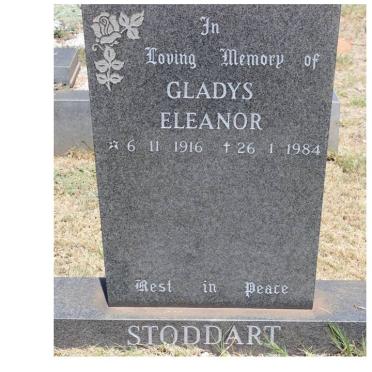 STODDART Gladys Eleanor 1916-1984