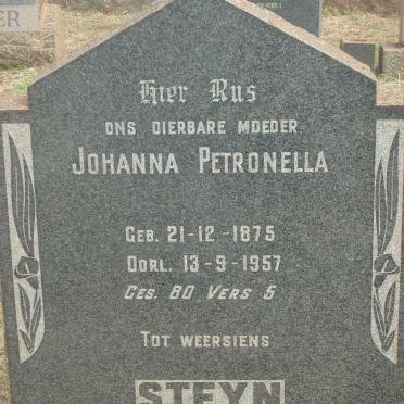 STEYN Johanna Petronella 1875-1957