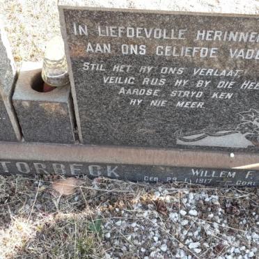 STORBECK Willem F.C. 1917-1977 :: STORBECK Maria Elizabeth 1954-1967