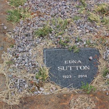 SUTTON Edna 1923-2014